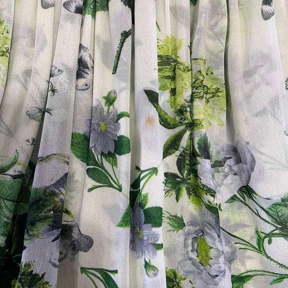 Anthropologie Varun Bahl Green Embroidered Dress - Picture 12 of 13